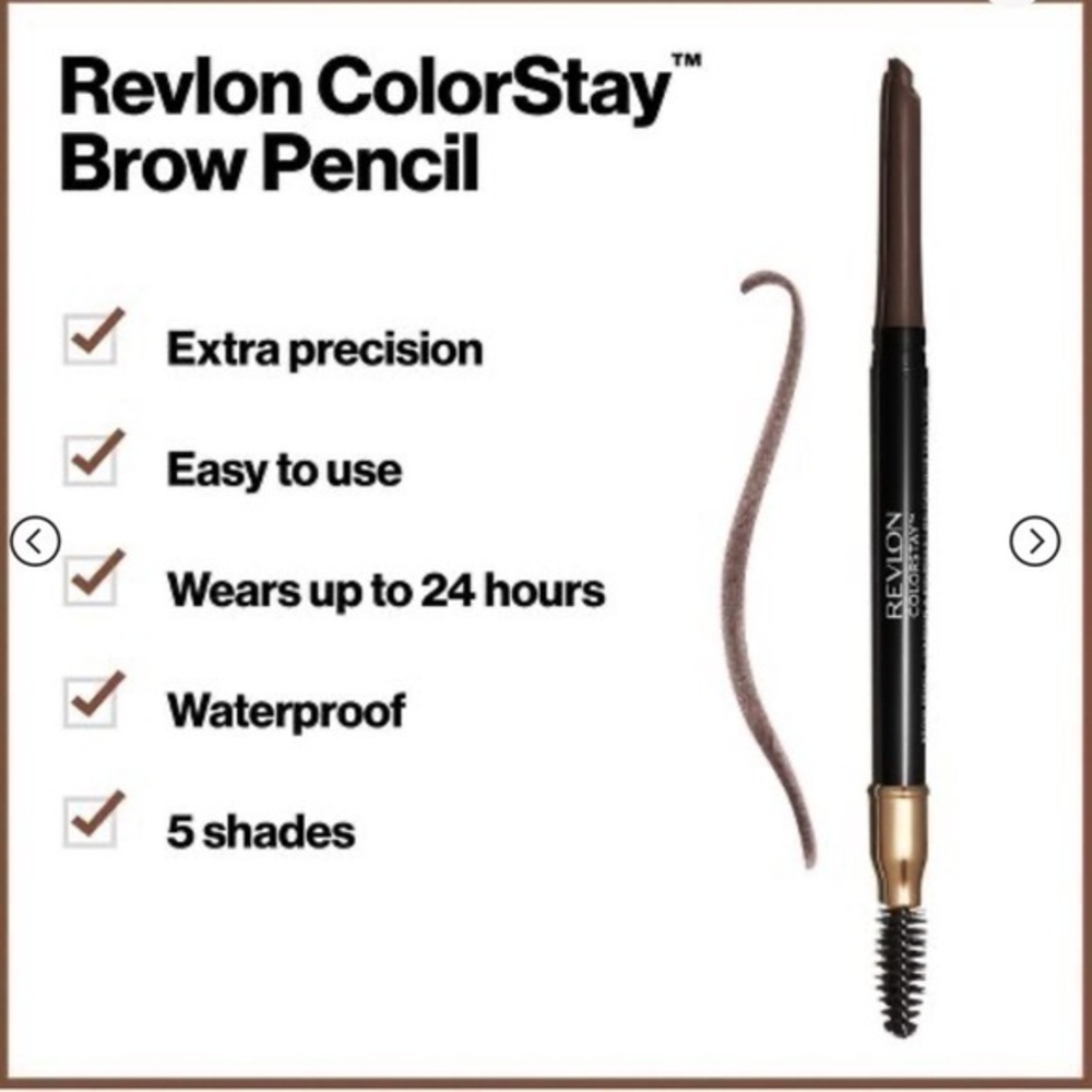 Revlon brow pencil 220-DARK BROWN